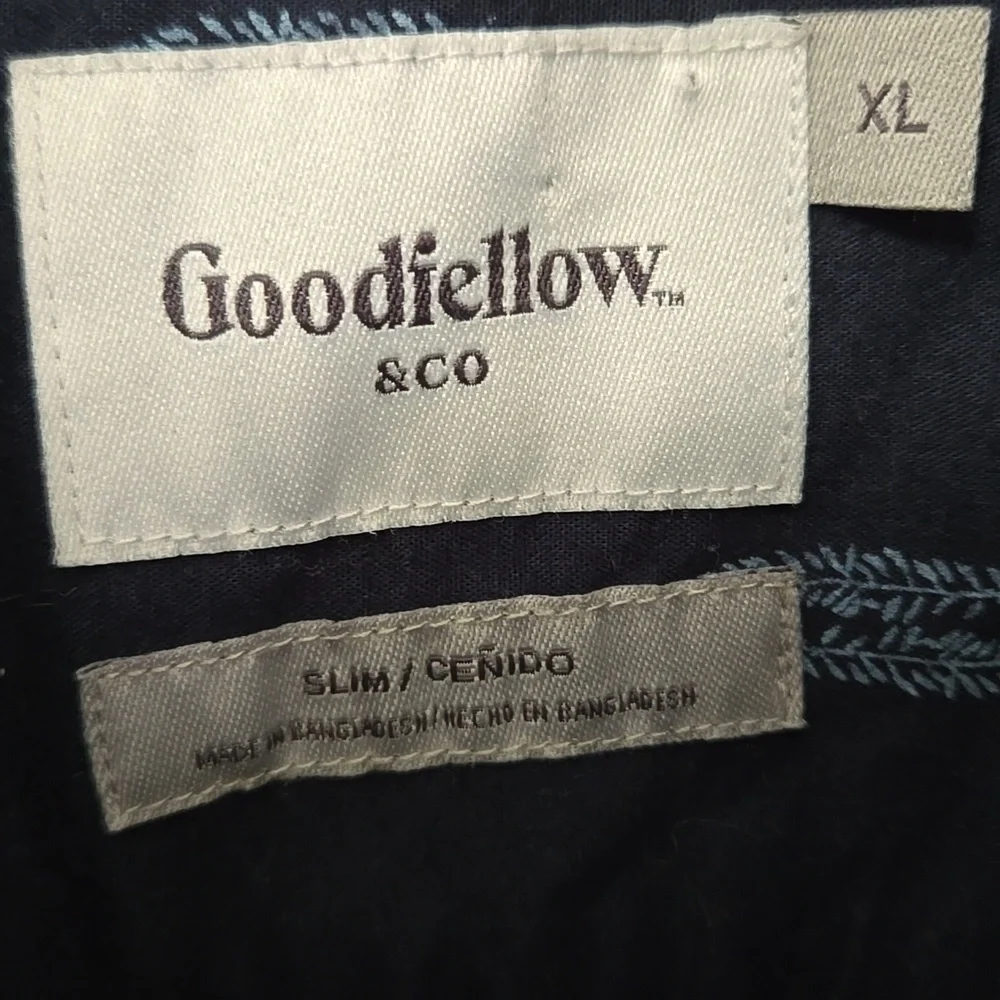 Goodfellow & Co. Blue With Print Design Shirt - Picture 4 of 10